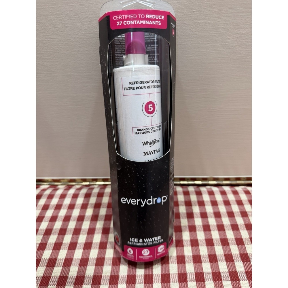 NEW OEM EveryDrop Whirlpool Genuine Refrigerator Ice Water Filter 5‎ - EDR5RXD1